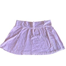 Danskin Girls L 12/14 Lavender Knit Dance Skirt with Rhinestone Embellishments