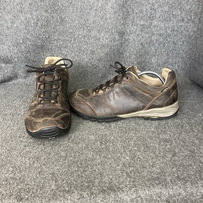 Cabela's Meindl Pflege II Low GTX Hiking Shoes Men s 9.5 D Brown Goretex Italy
