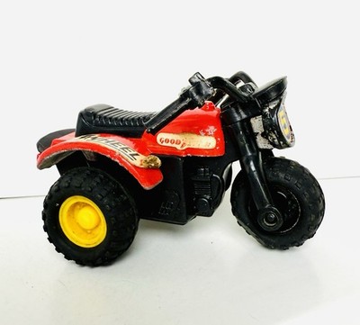Vintage 1980s 250 3 Wheeler Trike Kids Toy Pull Back Red Toy “3