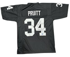 GREG PRUITT SIGNED AUTO OAKLAND RAIDERS CUSTOM JERSEY w/ JSA