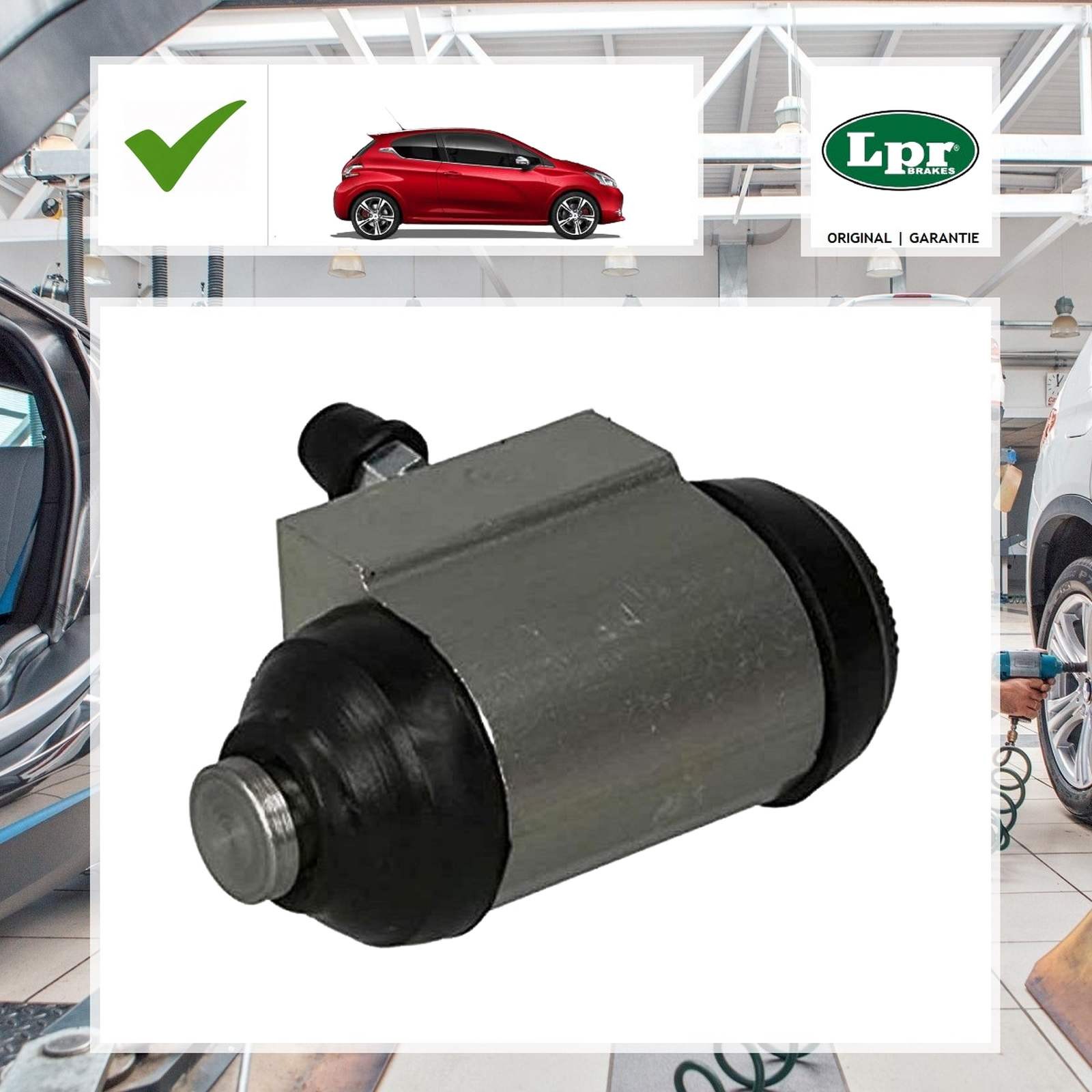 Radbremszylinder Hinten Lpr für Peugeot 208 I CA_, CC_ 1.6 HDi