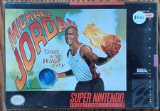 Michael Jordan: Chaos in the Windy City SNES box manual registration protector
