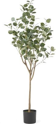 Artificial Plants, 5 Ft X 2 Ft, Green + Black