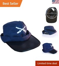 Civil War Union Soldier Hat - Kepi -Blue - One Size with Adjustable Baseball ...