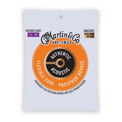 Martin Authentic Acoustic SP Flexible Core Phosphor Bronze Gitarrensaiten (0,011...