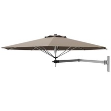 Wall Mounted Cantilever Umbrella Garden Patio Tilting Sunshade Parasols