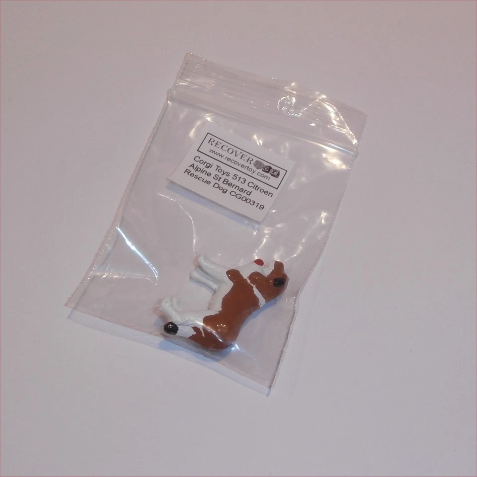 Corgi Toys 513 Citroen DS19 Alpine Rescue St Bernard Dog Figure - Image 4 of 4