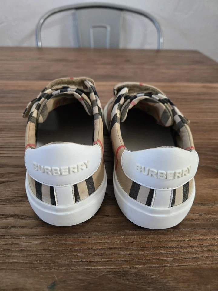 Burberry Mini Markham Tenis Unisex Niños Zapatos a Cuadros Talla EU 31 y US 13! Foto 2 de 4