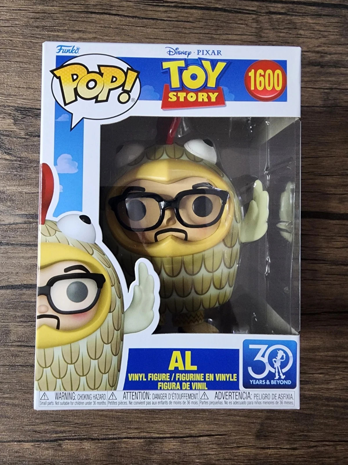 Funko Pop Disney: Toy Story - Al Figure w/ Protector  The Chicken Man Al's Barn