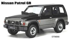 OTM898 OTTO 1/18 Nissan Patrol GR (Black/Silver) World Limited 2 000 units Nissa