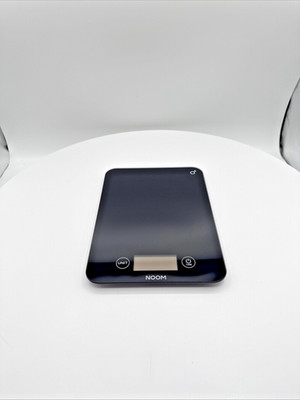 Noom Precision Digital Kitchen Food Scale 11lb 5kg LCD Tare g oz ml Black