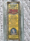 6 OZ. RAWLEIGH'S EXTRACT OF LEMON BOTTLE WITH LABEL AND CORK - LABEL IS GREAT!! — photo 2