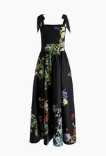 Alice + Olivia Oriana Drop Waist Midi Dress(size 0)