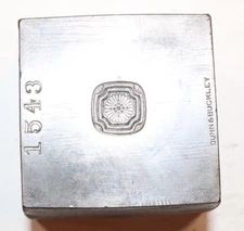 GEOMETRIC DESIGN Antique Vintage Hub Impression Die Jewelry Tool Steel (11)