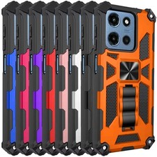 For Moto G 5G 2025/2026 Phone Case Built in Magnetic Kickstand Rugged Cover