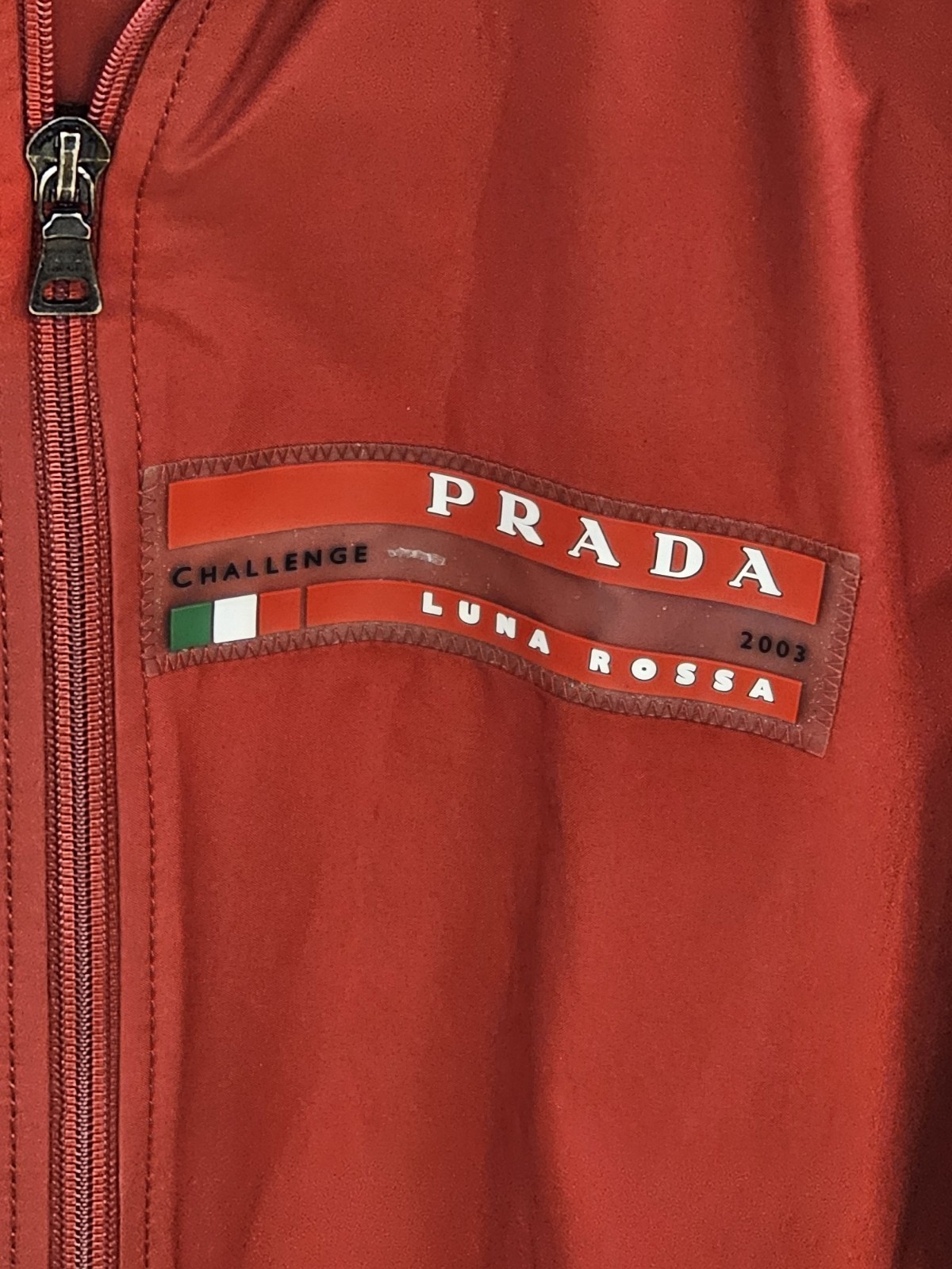 Vintage Red Prada Luna Rossa Sailing Jacket 2003 Challenge Made In Italy Size 54 thumbnail 3