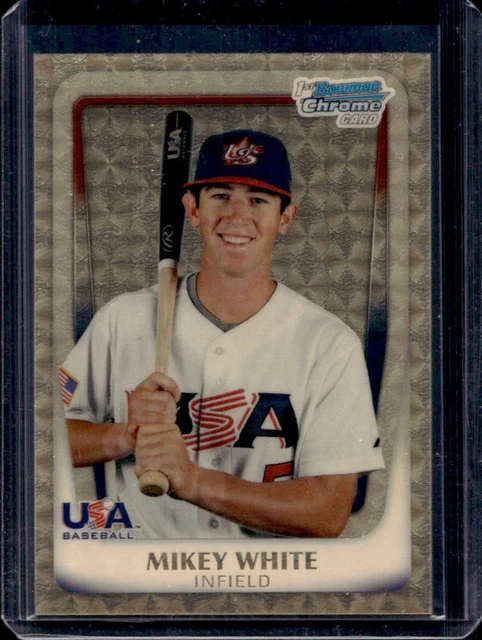 2011 Bowman Chrome Mikey White 18U USA National Team Superfractors #1/1