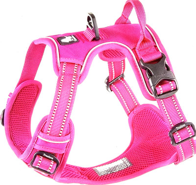 True Love Chai s Choice Dog Harness Collar Large Fuchsia Outdoor No Pull New
