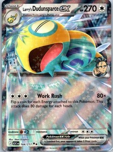 Larry's Dudunsparce ex 164/217 Ascended Heroes Double Rare Holo