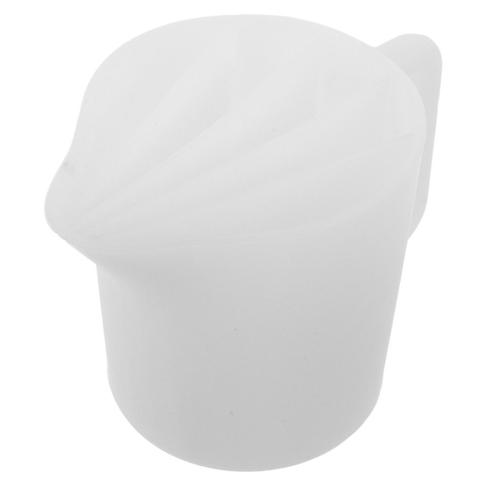 Cayway 18 Pz Tazza Divisa per Versare, 4 Pz Tazza in Silicone Riutilizzabile per Versamento Acrilico, Split Cup Arte Accessori per Stampi in Silicone DIY, Pittura Acrilica Colata di Resina
