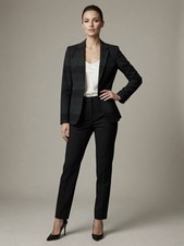 Banana Republic Women s Green Navy Tall Blazer Sz 6