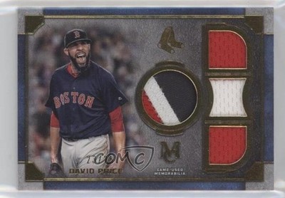 2019 Topps Museum Collection Gold 23/25 David Price #SPQR-DP 7xr