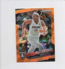 2025 Panini WNBA Prizm Basketball orange ice 16 Allisha Gray