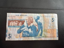 Jack Nicklaus Royal Bank of Scotland £5 Commemorative Note