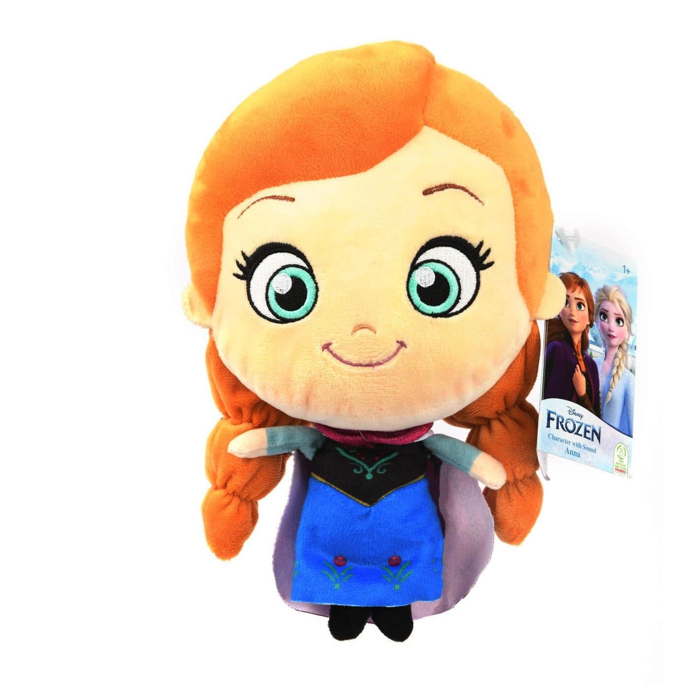 Sambro Anna Frozen Большеголовая плюшевая игрушка Palz Frozen со звуком 30 см 5690₽