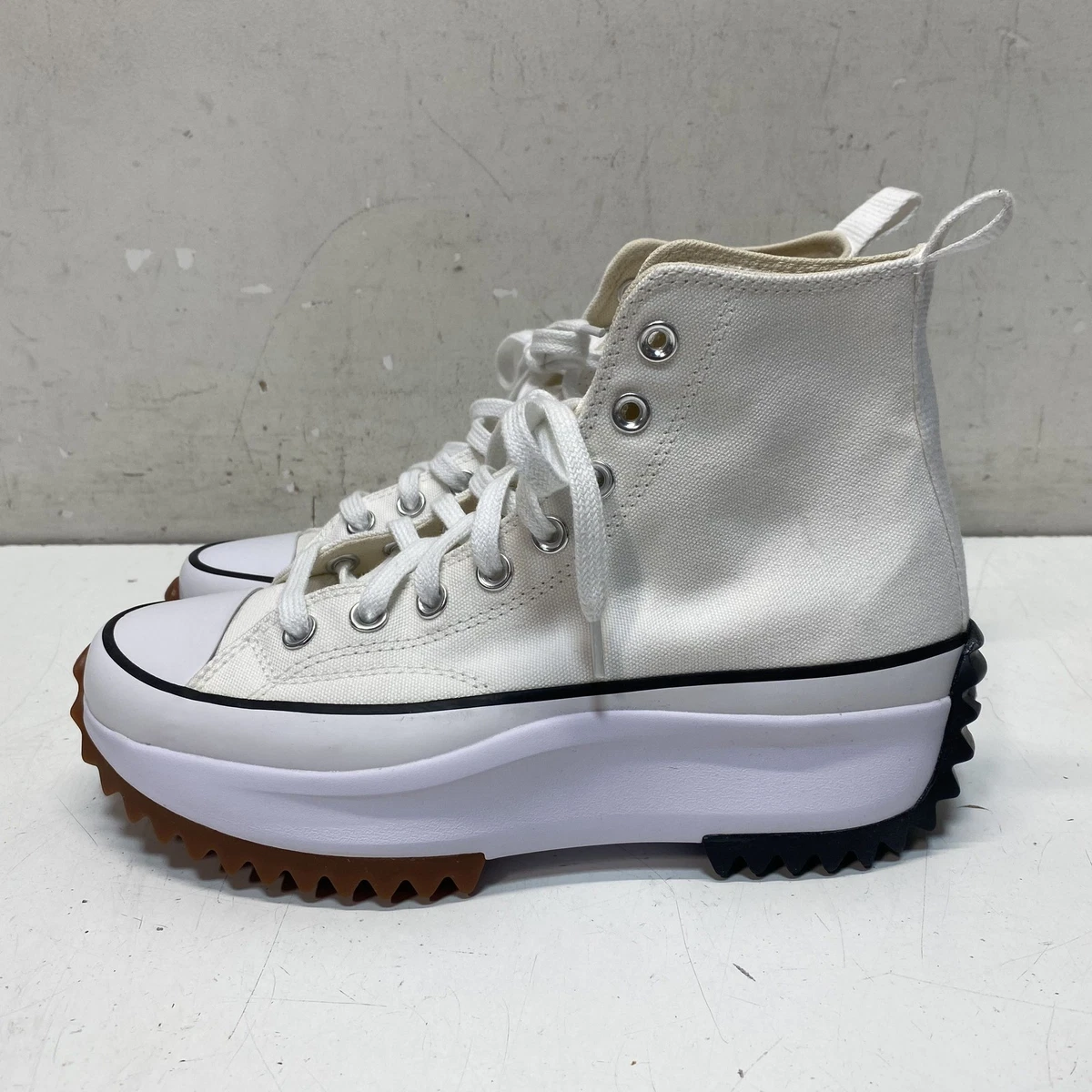 Converse Run Star Hike Platform High Black White for Sale