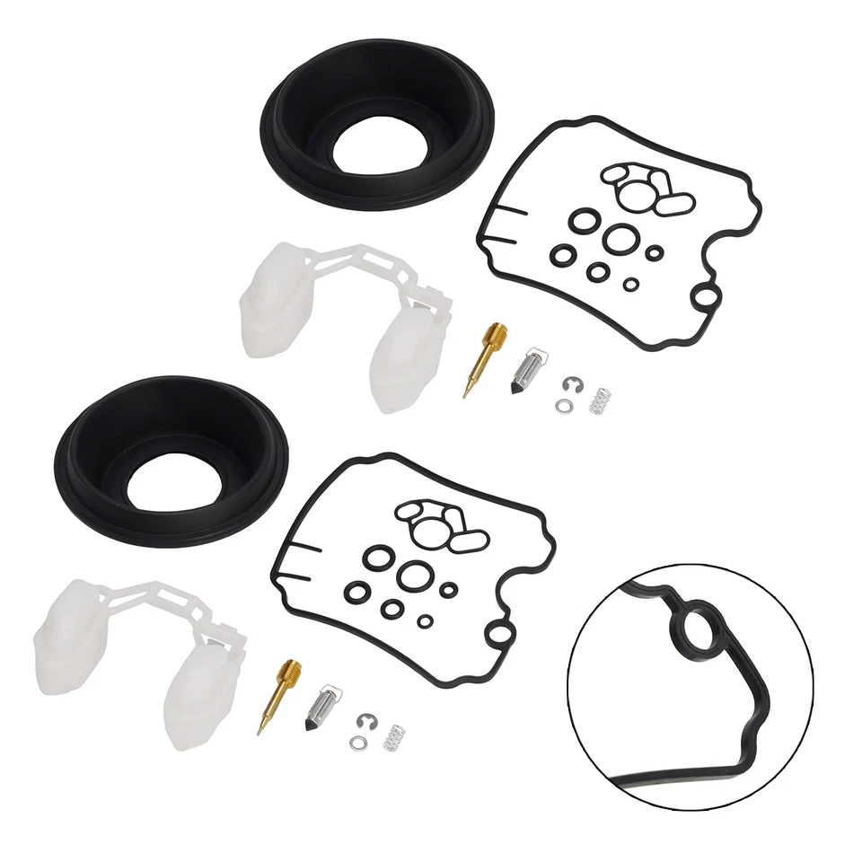 2X Kit de réparation carburateur pour Yamaha TDM850 1991-1993 TRX850 1996-1999 E - Photo 1/4