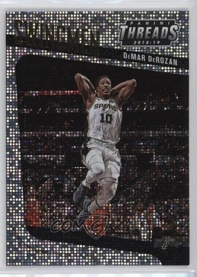 2018-19 Panini Threads Swingmen Dazzle DeMar DeRozan #7 0b5