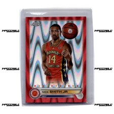 2022 Topps Chrome McDonald's A/A - Red Raywave #68 Nick Smith Jr. Rookie /5