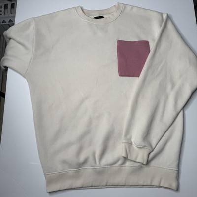 BoohooMAN Manofficial Crewneck Sweater Men s Medium Beige Pink Sports
