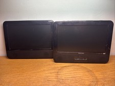 Philips Model No PD9012/RB Black Portable DVD Player Not Tested- NO CHARGER/PLUG