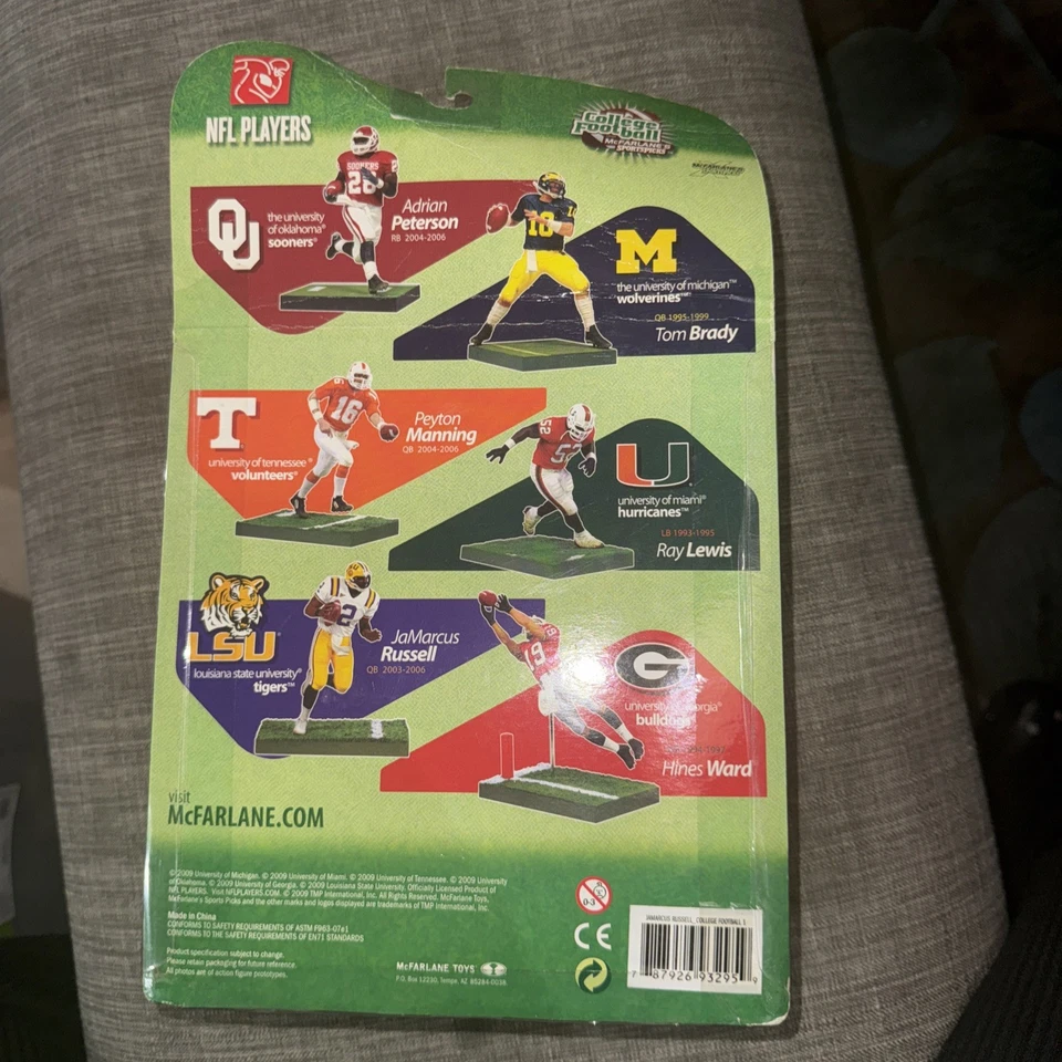 McFARLANE’S Sportspicks NFL LSU Tigers JAMARCUS RUSSELL - Image 3 of 3