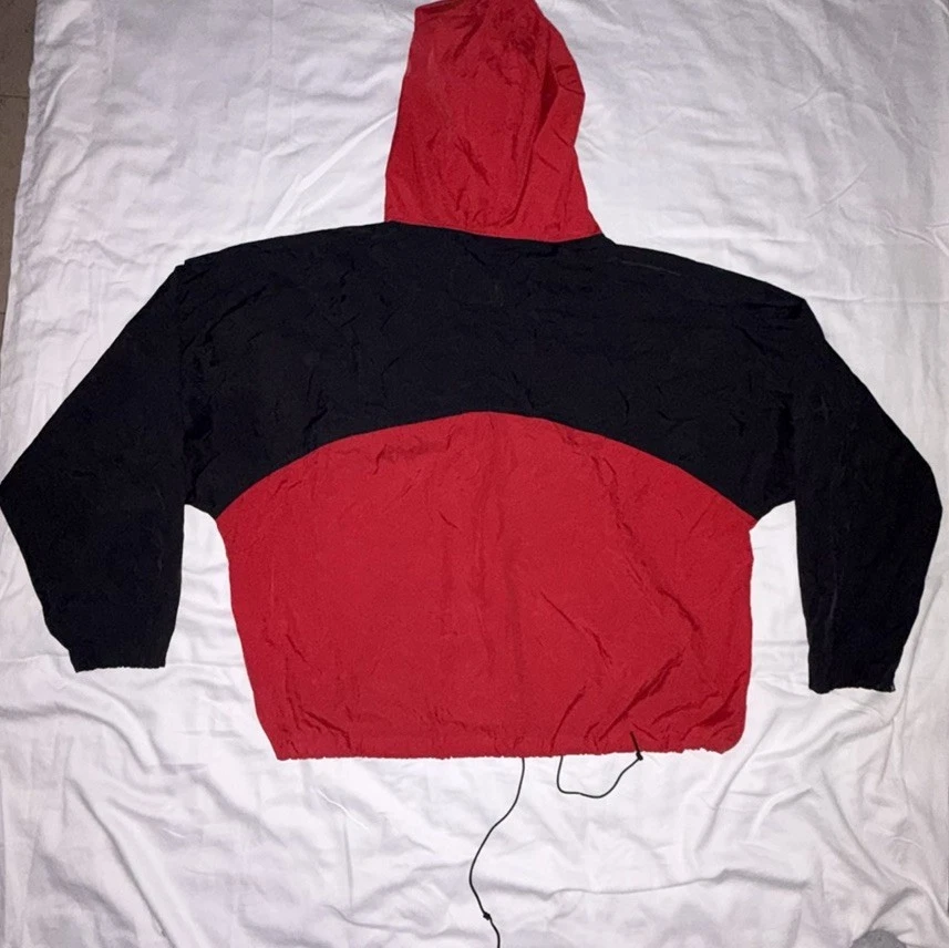 Marlboro Adventure Team Men’s XL Red/Black Hooded Full Zip Windbreaker - product detail image 6