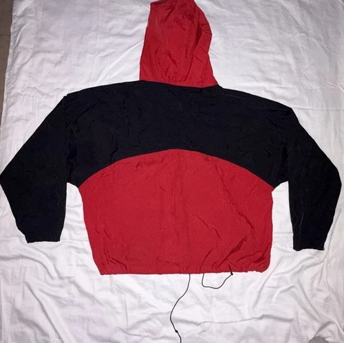Marlboro Adventure Team Men’s XL Red/Black Hooded Full Zip Windbreaker image 6