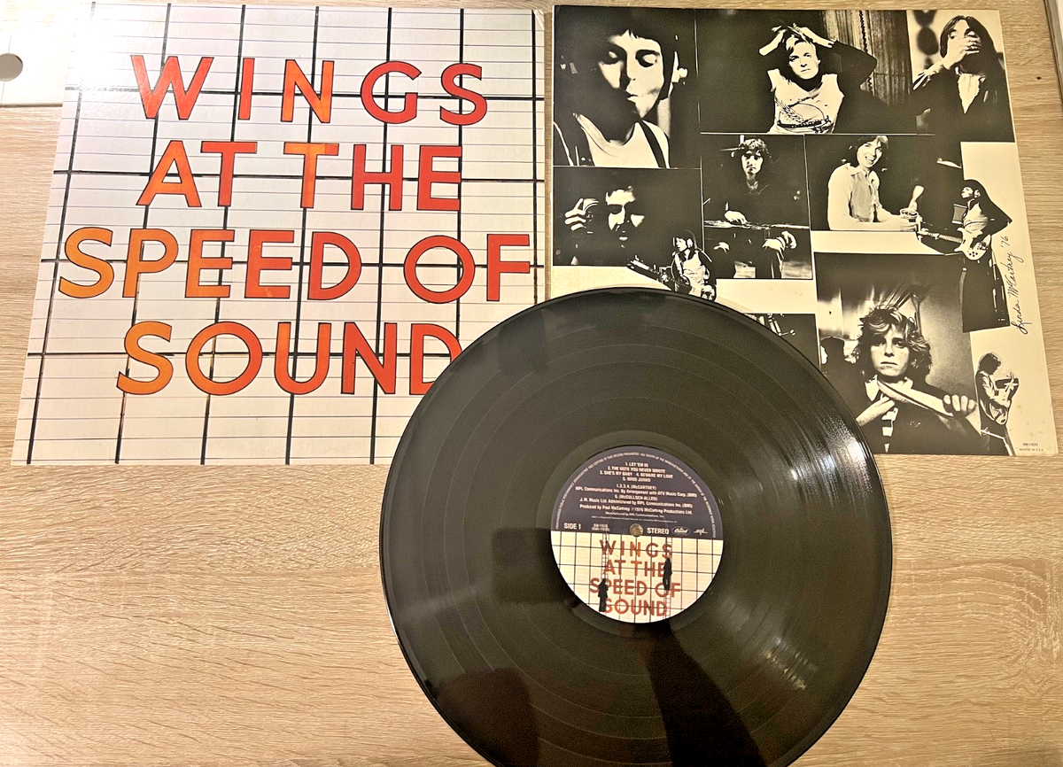 Wings At The Speed Of Sound LP Vinyl Record 1975 Album Rock Pop