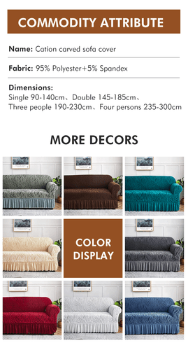 1/2/3/4 Seater High Elastic Stretch Lounge Sofa Covers Slipcover Couch Protector - Picture 8 of 27