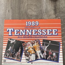 1989 University of Tennessee All Sports Calendar Vintage