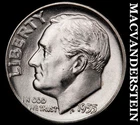 1955 Silver Roosevelt Dime - Choice Gem Brilliant Uncirculated  Lustrous  #J7744