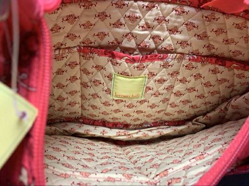 Bolso Bandolera de Hombro Acolchado Lemon Hill Rosa Amarillo Colores Crema Nuevo con Etiquetas - Imagen 5 de 9
