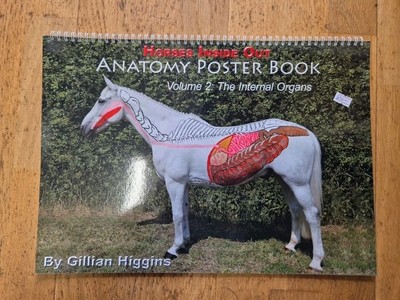 Horse Anatomy Poster Book Vol 2 Internal Organs Gillian Higgins Horses A3 LARGE