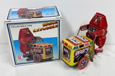 Vintage Space Explorer Tin Litho Robot Wind Up Toy MS 264 New Old Stock NIB