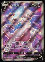 Mewtwo V SWSH229 Black Star Promo Pokémon Go