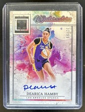 2025 Panini Impeccable WNBA Dearica Hamby Water Colors Auto #/99 Sparks