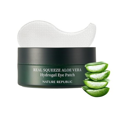 Real Squeeze Aloe Vera Eye Patch | Under Eye Masks for Dark Circles & Puffy E...