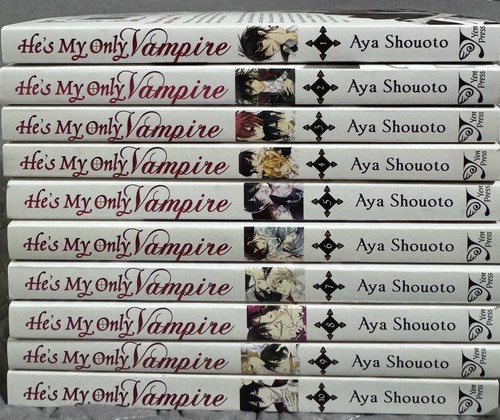 He's My Only Vampire Complete Series Set Manga Book Lot English Vol 1-10 - Imagen 2 de 5