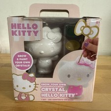 SANRIO GROW AND PAINT YOUR OWN CRYSTAL HELLO KITTY SET - NEW
